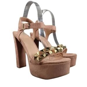 Chinese Laundry Shoes Womens 8 Sandals Platform Block Heel Studded Strap Fashion